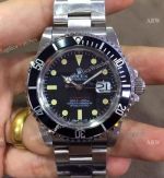 New Single Red Rolex Submariner SS Black Dial Watch - Rolex Vintage Replica